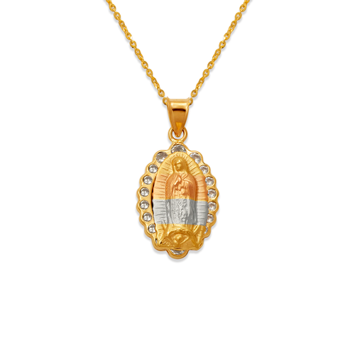 367-401T Guadalupe CZ Pendant