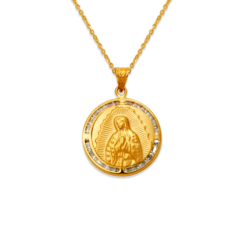 367-412 Guadalupe CZ Pendant