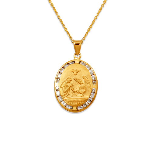 367-434 Baptism CZ Pendant