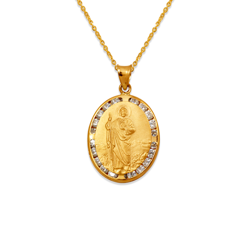 367-435 San Judas CZ Pendant