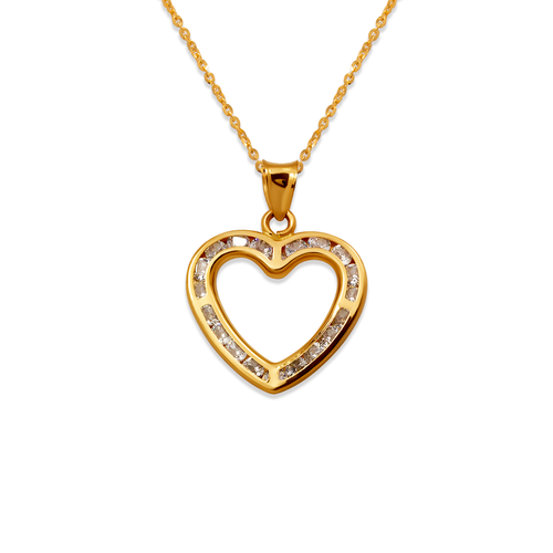367-551 Heart CZ Pendant