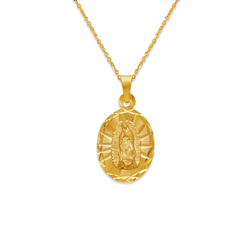 362-401-013 Oval Guadalupe Scapular Pendant