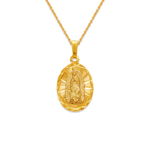 362-401-016 Oval Guadalupe Scapular Pendant