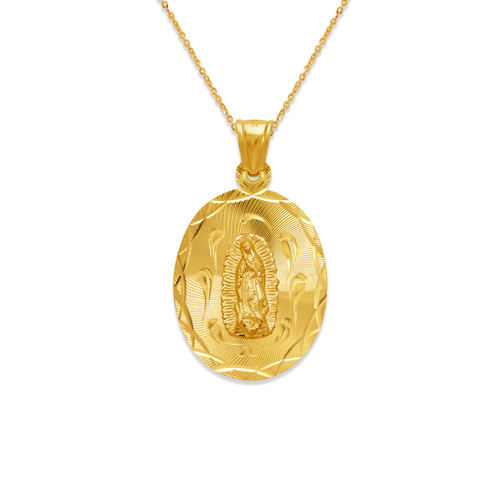 362-403-020 Oval Guadalupe Scapular Pendant