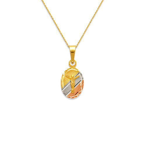 362-412T-010 Oval Christ Scapular Pendant
