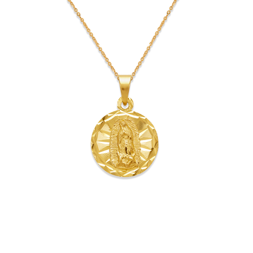 362-451-013 Round Guadalupe Scapular Pendant