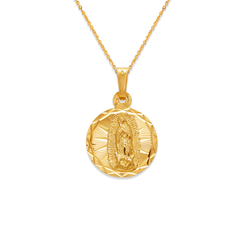362-451-016 Round Guadalupe Scapular Pendant