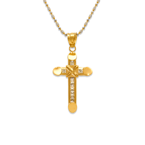 563-101 31mm Eternity Cross CZ Pendant