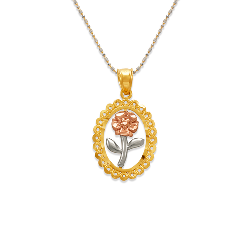 568-153 Rose Pendant