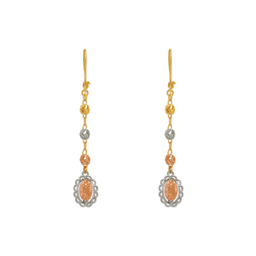 842-015  Dangling Guadalupe Earrings