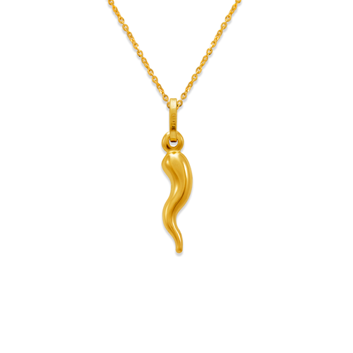 166-002 16mm Horn Charm Pendant