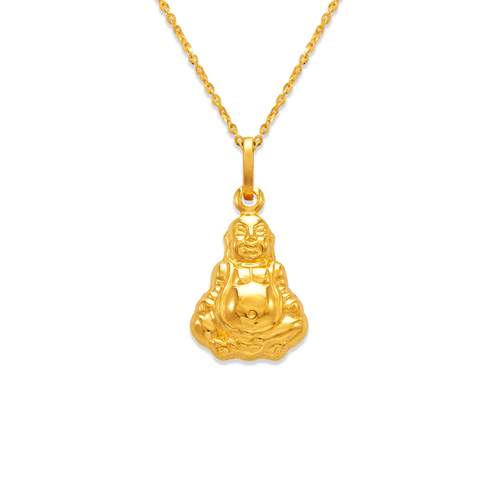 166-044 16mm Buddha Charm Pendant