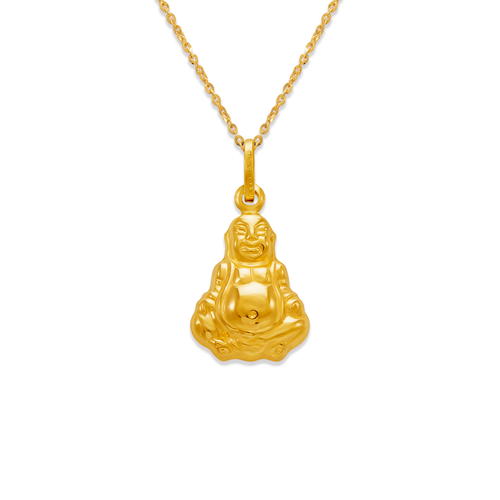 166-044 16mm Buddha Charm Pendant