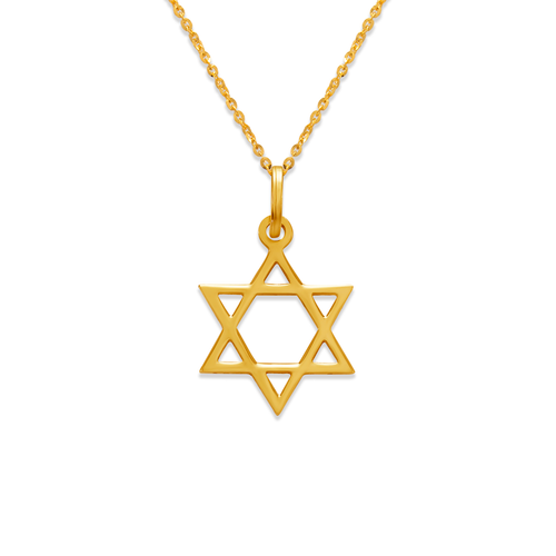 166-082 17mm Star of David Charm Pendant