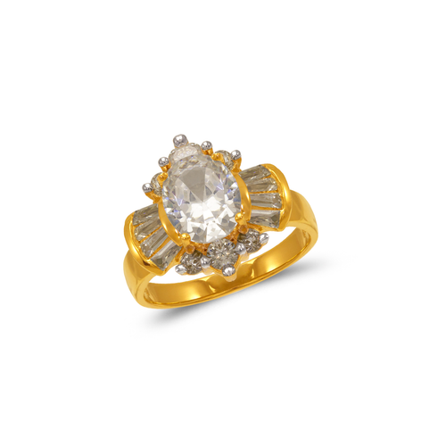 673-540 Ladies Fashion Solitaire CZ Ring