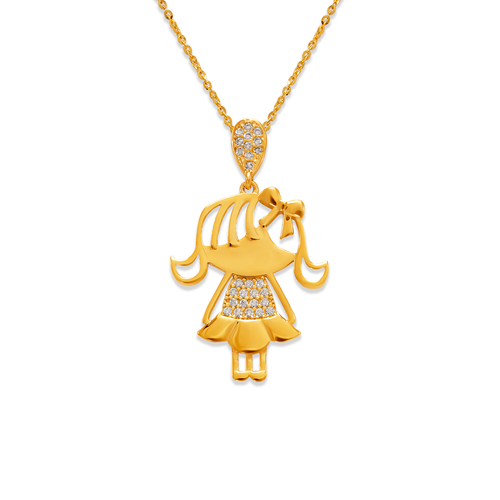 263-033 Fancy Girl CZ Pendant