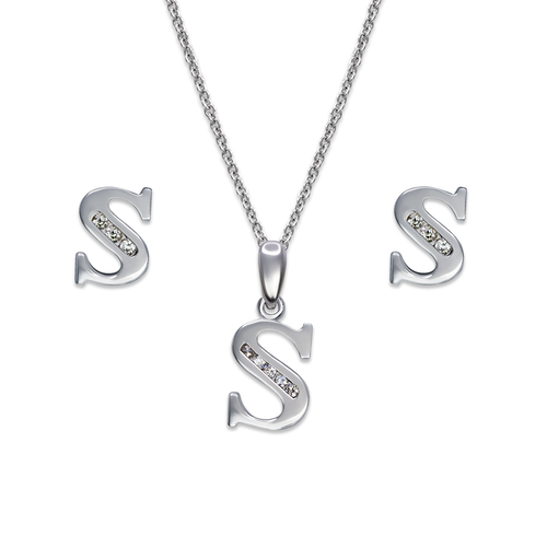 583-101WSS Initial "S"White Collection Set