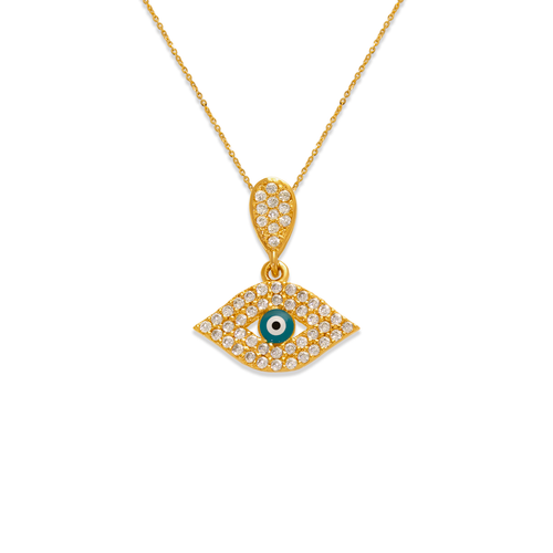 263-082 Fancy Evil Eye CZ Pendant