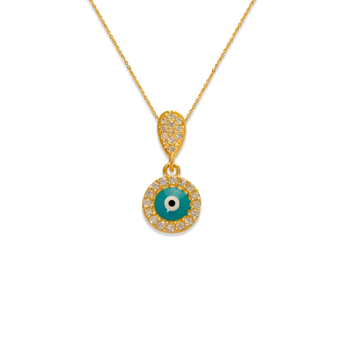 263-083 Fancy Evil Eye CZ Pendant