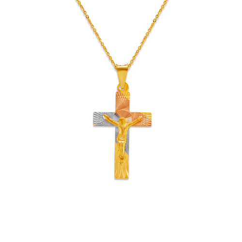 362-961T-027 Jesus Cross Scapular Pendant