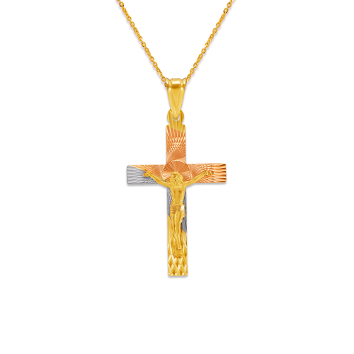 362-961T-036 Jesus Cross Scapular Pendant