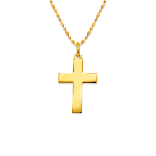 161-205 High Polished Cross Pendant