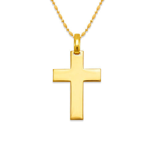 161-251 High Polished Cross Pendant