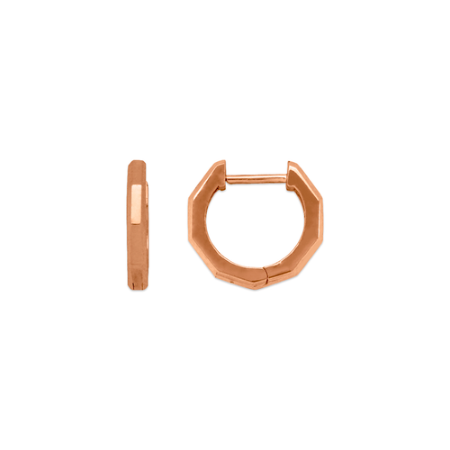 441-002R High Polished Huggie Earrings