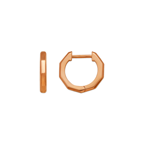 441-002R High Polished Huggie Earrings