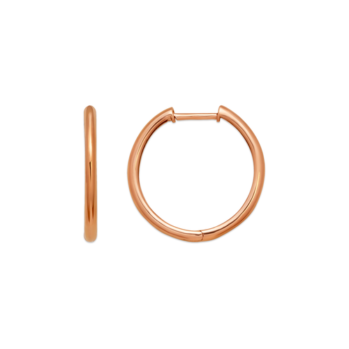 441-005R High Polished Huggie Earrings