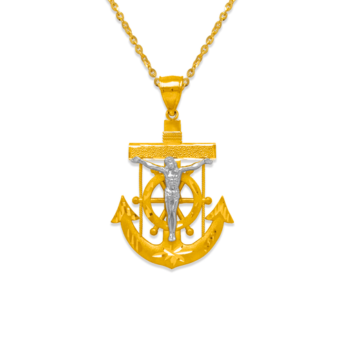 568-083Z 36mm Jesus Anchor Pendant