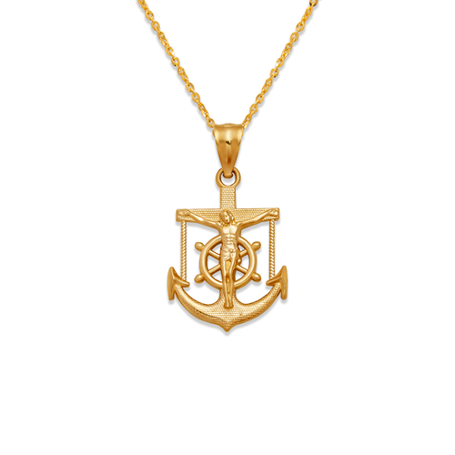 568-093 21mm Jesus Anchor Pendant