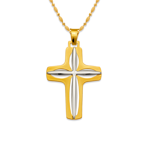 161-616 High Polished Cross Pendant