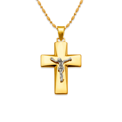 161-622C High Polished Cross Pendant