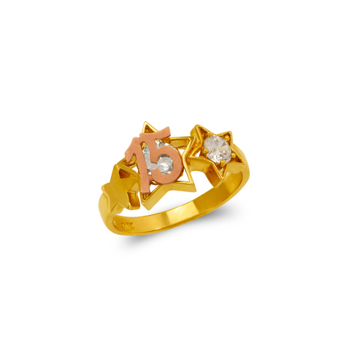 483-043 15 Anos Star CZ Ring