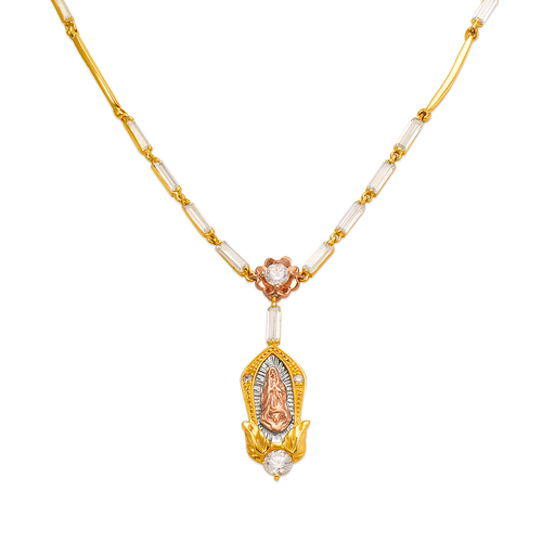 483-017 Fancy Guadalupe CZ Necklace