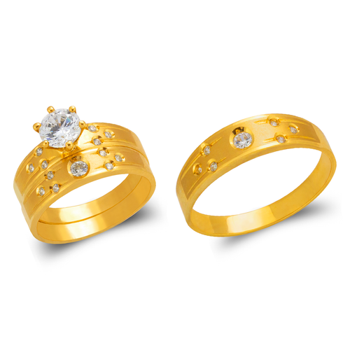 473-601S Wedding Trio Ring Set