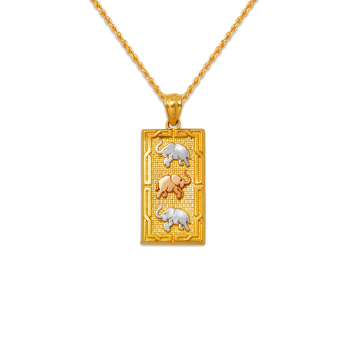 568-119E Elephant Pendant