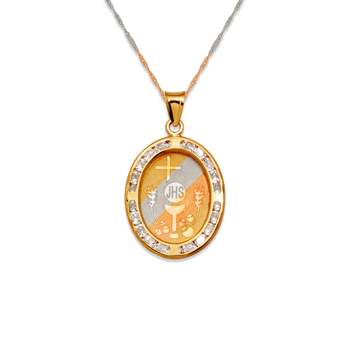 367-353T Communion CZ Pendant