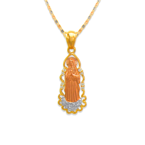 463-004 Fancy Guadalupe CZ Pendant