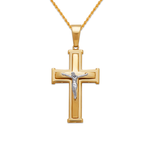 167-402A-034 High Polished Cross Pendant