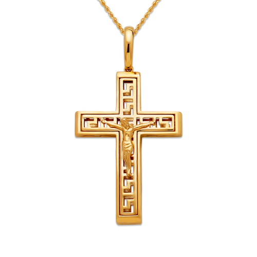 167-404-042 High Polished Cross Pendant