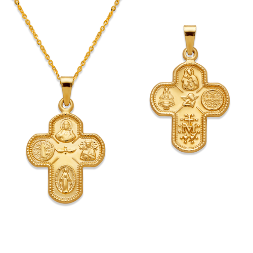 169-022-023 All Saints Cross Pendant