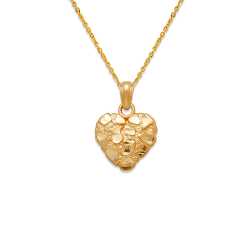 568-401 Heart Nugget Pendant