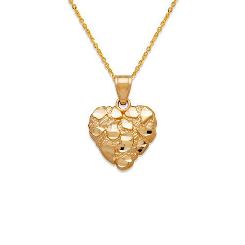 568-402 Heart Nugget Pendant