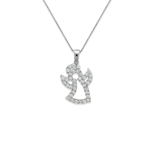 661-052W Angel CZ Pendant