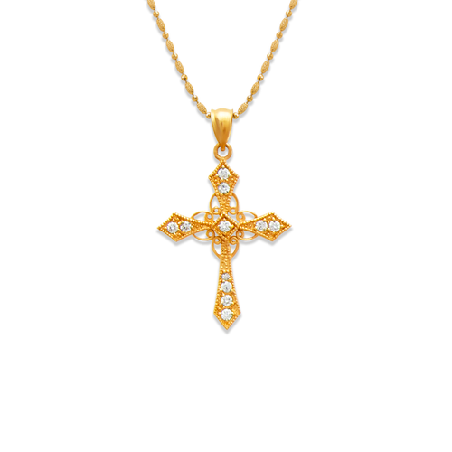 663-004 Cross CZ Pendant
