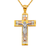 468-010 Fancy Jesus Cross CZ Pendant