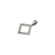 661-007W Diamond Shaped CZ Pendant