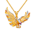 468-316 Fancy Eagle CZ Pendant